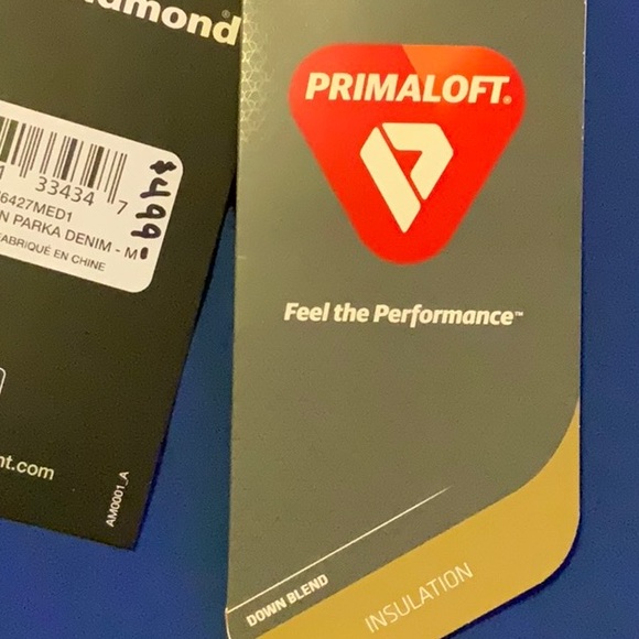 Black Diamond Mission Down Ski Jacket - Denim Blue - Medium - Picture 14 of 16